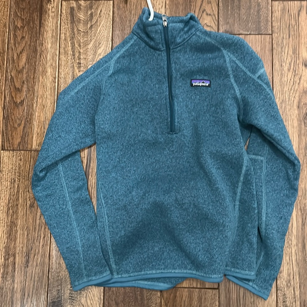 Patagonia 1/4 quarter zip fleece pullover better sweater - women’s small